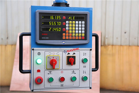 Proceso de acero del metal de la fresadora de la perforación ZX6332